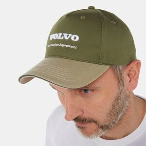 Volvo Green Cotton Baseball Cap Construction Equipment VCE Adjustable Strap